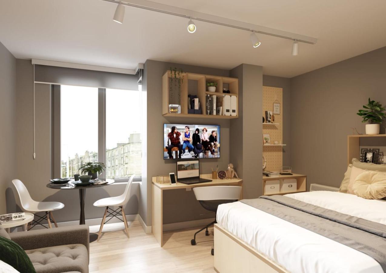 Sleek Studios, Apartments And Private Bedrooms At Silk Mill Close To Edinburgh Old Town Luaran gambar